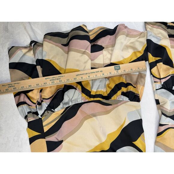 Sugar Lips Wide Leg Pants Women’s Sz S Flowy Multi Swirl Print - Picture 9 of 9